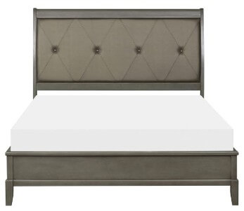 Homelegance Cotterill Grey Finish Queen Bed