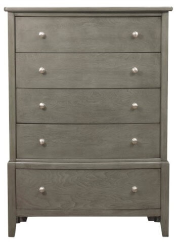 Homelegance Cotterill Grey Finish 5-Drawer Chest