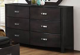 Homelegance Lyrice Charcoal Curved 6-Drawer Dresser