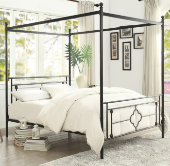 Homelegance Hosta Metal Canopy Queen Platform Bed