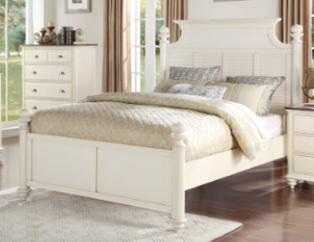 Homelegance Floresville White King Bed