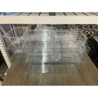 I-Design 18-Piece Clear Plastic Storage Bins