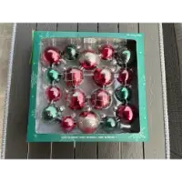 18-Piece Glass Ornament Set
