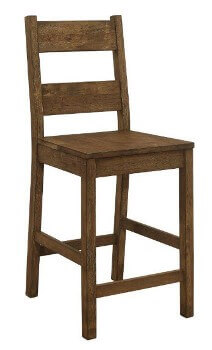 Coaster Coleman 24-Inch Hardwood Ladder-Back Barstools (set of 2)
