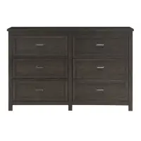 Homelegance Hebron Dark Walnut Finish 6-Drawer Dresser