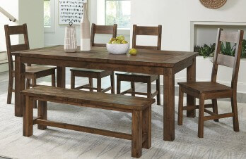 Homelegance Jerrick Dining Set with 4 Chairs 