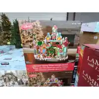 Disney Animated Large 1-Piece Holiday Village (blemished)(does not work)