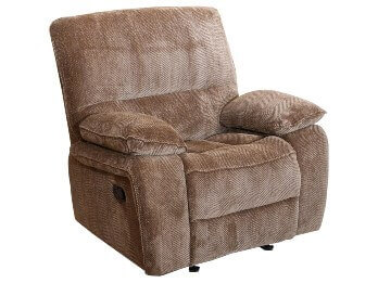 New Classic Ranger Light Brown Tweed Gliding Recliner