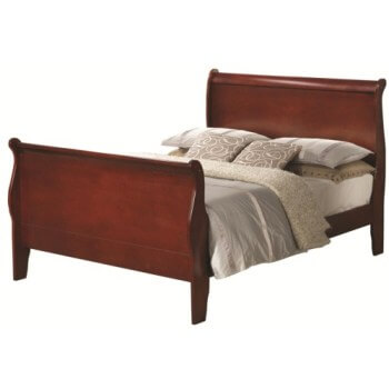 Coaster Cherry Full Sleigh Bed