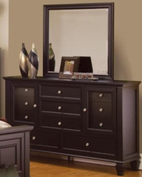 Coaster Sandy Beach Dresser with Mirror