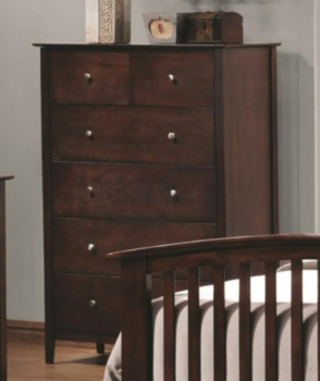 Coaster Tia Cappuccino Finish 5-Drawer Chest