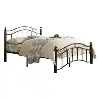 Homelegance Averny Black & Cherry Twin Platform Bed