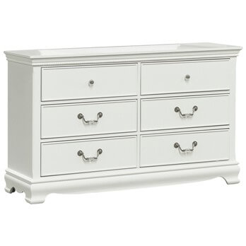 Homelegance Lucida White 6-Drawer Dresser