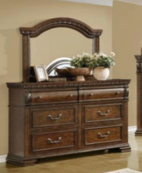 Coaster Satterfield 6-Drawer Dresser with Mirror