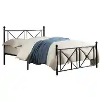 Homelegance Mardelle Black Metal Full Platform Bed