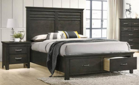 Coaster Newberry Dark Cappuccino Finish Queen Storage Bed