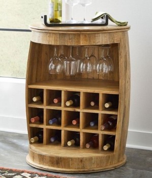 Liberty Furniture Durango Accent Wine Barrel