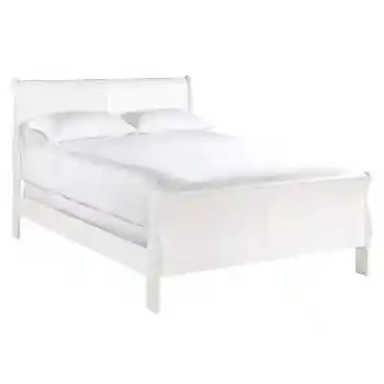 Homelegance Mayville White Queen Sleigh Bed