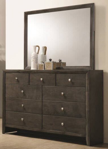 Coaster Serenity Grey Dresser with Mirror