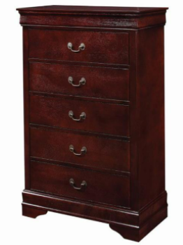 Coaster Cherry Finish 5-Drawer Chest