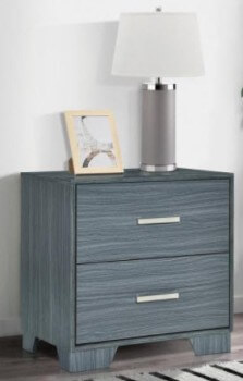 Coaster Julian Dark Grey Wood-Look Nightstand