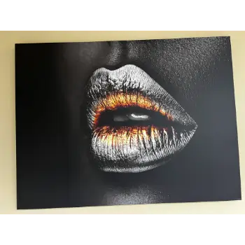 Classy Art Copper Lips Wall Art