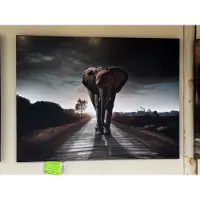 Classy Art Elephant Walking Wall Art