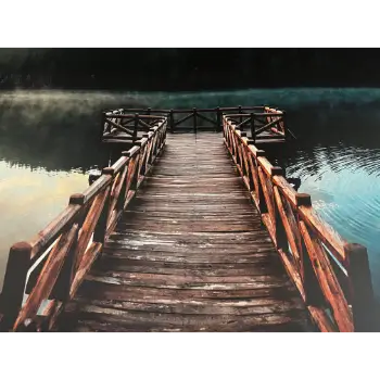 Classy Art Foggy Dock Wall Art
