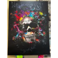 Classy Art Multicolored Skull Wall Art