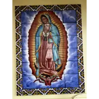 Classy Art Stained Glass Mary Wall Art