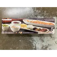 Melamine White Serving Set