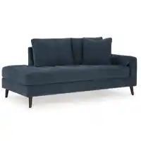 Ashley Bailey Navy Chaise