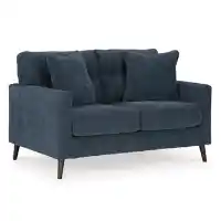 Ashley Bailey Navy Loveseat