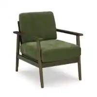 Ashley Bailey Olive Accent Chair with Hardwood Accents