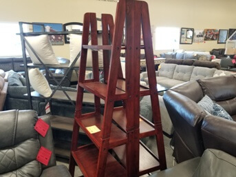 Cherry Stair-Step Bookcase