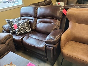 Coaster Dark Brown Leather 2-Piece Power Reclining Sofa with Power Headrests