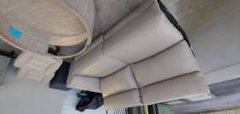 Jason Furniture Creme One-Arm Power Reclining Loveseat