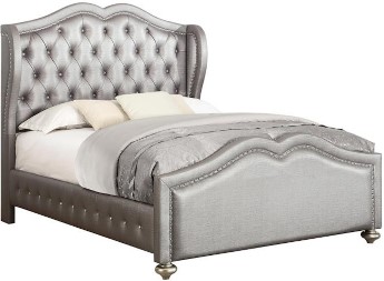 Coaster Belmont Metallic Grey Queen Bed