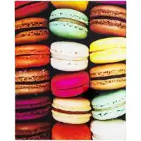 Yosemite Home Macaroon Me Tempered Glass Wall Art Panel