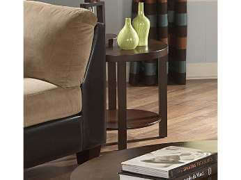 Homelegance Brussels Espresso Round End Table