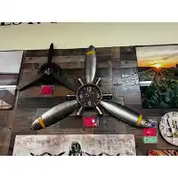 Three Hands 48-Inch Airplane Propeller Wall Clock