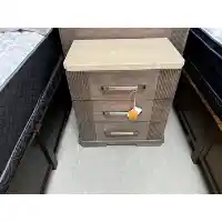 Riverside Frandlyn 3-Drawer Nightstand with Marble Top