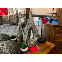 Three Hands Lacquer Multicolored Vase