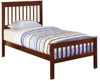 Coaster Espresso Finish Twin Bed