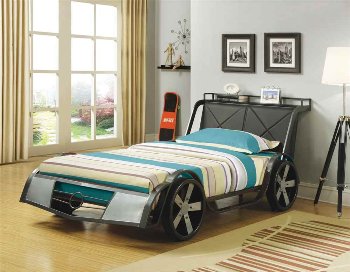 Coaster Twin Size Race Car Bed
