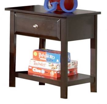 Coaster Cappuccino Finish Nightstand with 1 Drawer