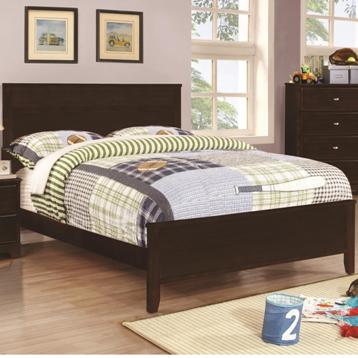 Coaster Cappuccino Finish Squared Full Bed