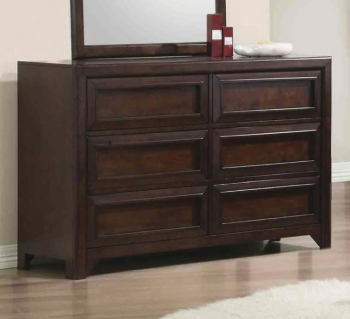 Coaster Greenborough Maple Finish 6-Drawer Dresser