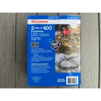 Multicolored 8-Function LED Micro Christmas Lights (2 Sets of 400)