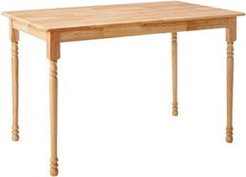 Coaster Natural Finish Rectangular Dining Table